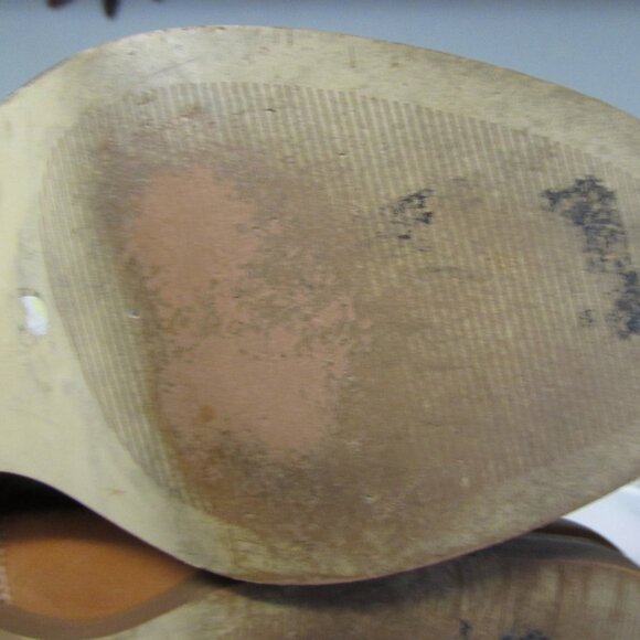 MICHAEL KORS Stockard Cognac Leather Tall Riding Boot Gold MK Sz 5.5 - Picture 11 of 16